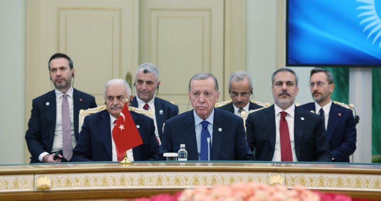 Başkan Erdoğan Türk Devletleri Teşkilatı 10’uncu Zirvesi için Astana’da: Gazze’de insanlık suçu işleniyor