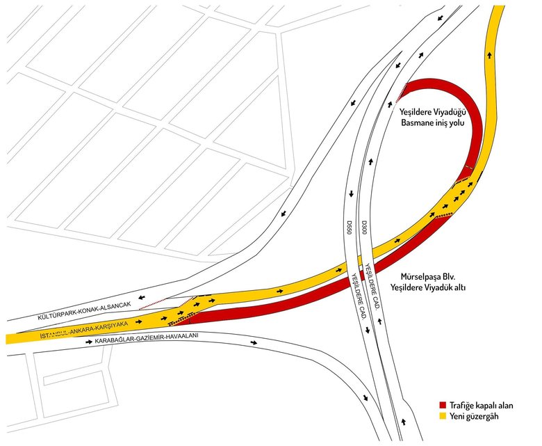 İzmir’de kritik noktada 20 gün sürecek trafik düzenlemesi
