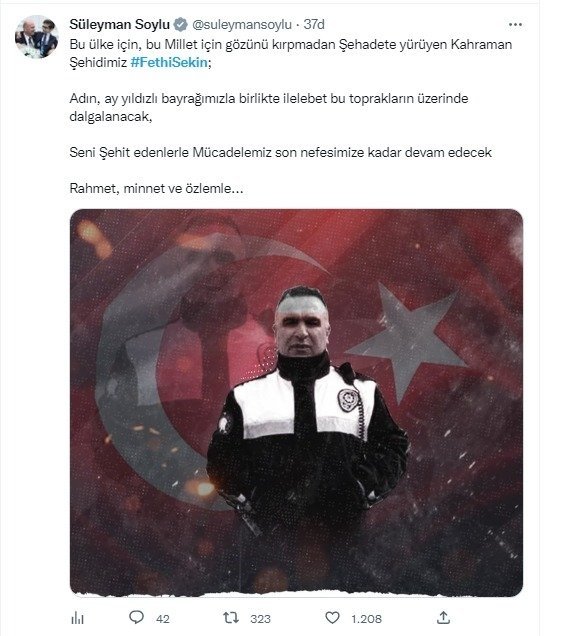 Fethi Sekin unutulmadı! Şehadetinin 6. yılında minnet ve özlemle…