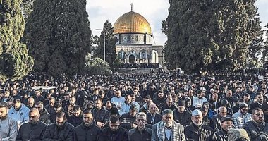 45 bin Müslüman Mescid-i Aksa’da cuma namazı kıldı