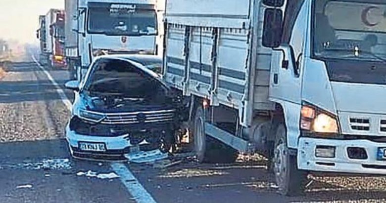 İzinden dönen astsubay kazada hayatını kaybetti