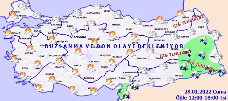 Meteoroloji’den 28 Ocak Cuma hava durumu raporu! İzmir ve Ege’de hafta sonu hava nasıl olacak?