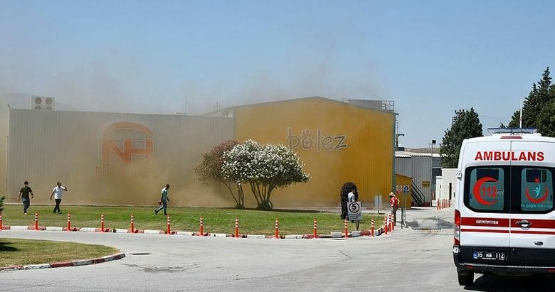 İzmir’de piliç kesimhanesinde çıkan yangın söndürüldü
