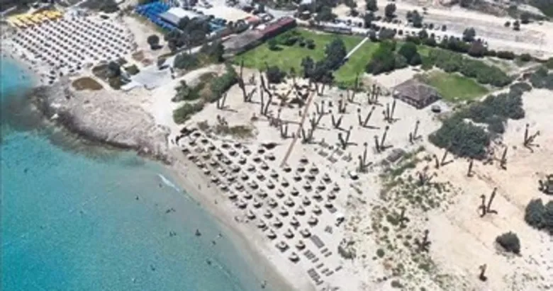 Çeşme’de organik plaj