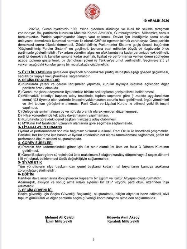 Son dakika: 3 milletvekili CHP’den istifa etti! Mektup krizi büyüyor