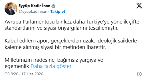 AK Partili İnan’dan AP’ye sert tepki!