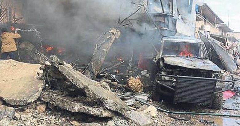 Suriye’nin Azez ilçesinde bombalı terör saldırısı