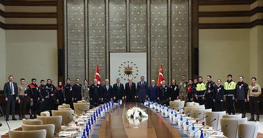 Başkan Erdoğan, Bakan Çiftçi ve polisleri kabul etti