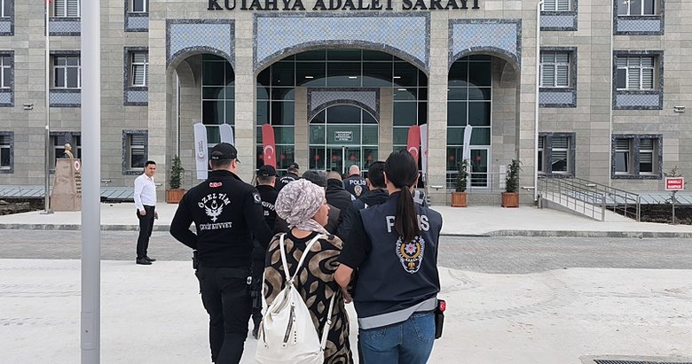 Kütahya’da fuhuş operasyonunda yakalanan 6 zanlı tutuklandı