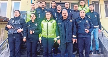 Emniyet Müdürü Aktaş 17 ilçeyi ziyaret etti