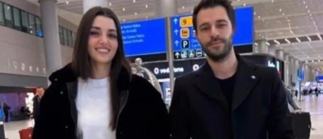 Hande Erçel ve Hakan Sabancı’nın aşk pozu dikkat çekti