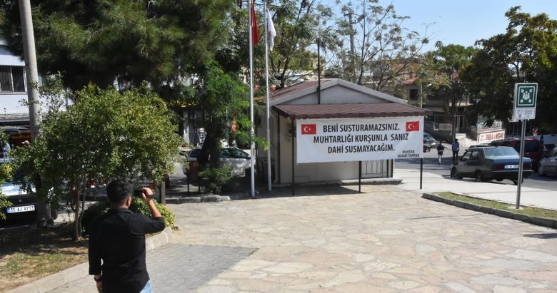 İzmir’de merak uyandıran pankart! Mahalleli şaşkına döndü
