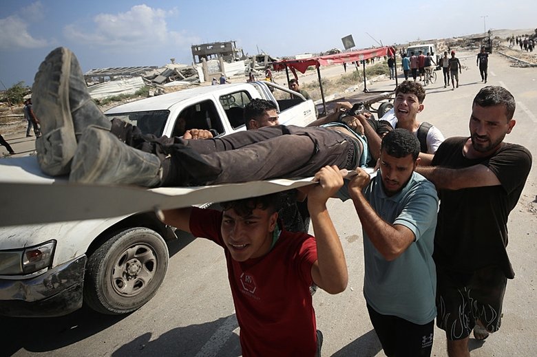 Soykırımcı İsrail Han Yunus’ta Kızılay merkezine saldırdı