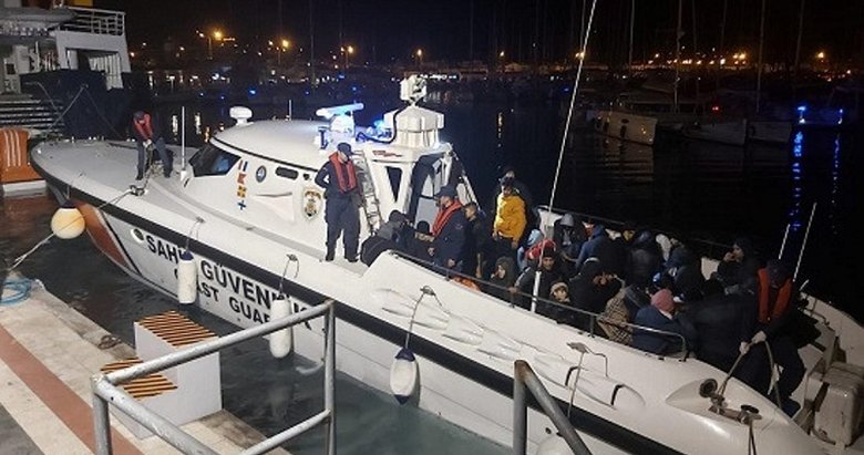 İzmir Çeşme ve Seferihisar’da 116 düzensiz göçmen yakalandı