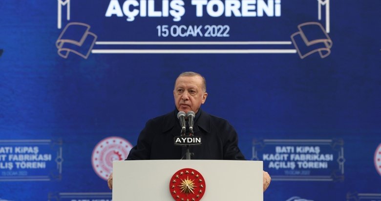 Son dakika: Başkan Erdoğan’dan Batı Kipaş Kağıt Fabrikası Açılış Töreni’nde önemli mesajlar
