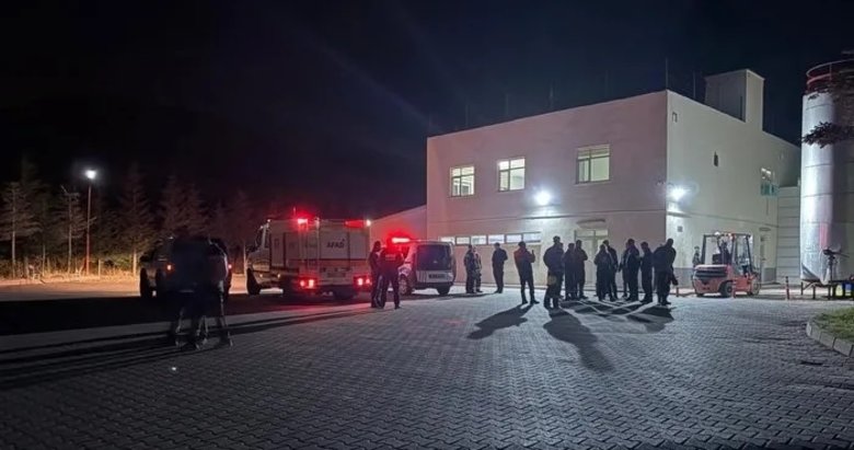 Kayseri’de fabrikada kimyasal sızıntı ihbarı: Çok sayıda polis harekete geçti