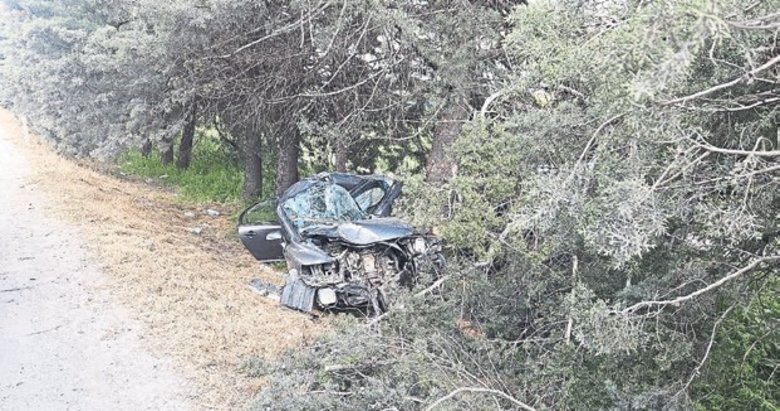 Emekli polis kaza kurbanı oldu