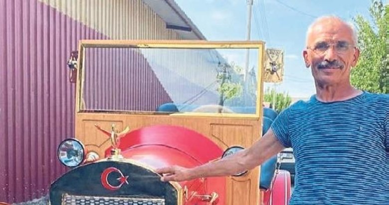 Marangoz, 1925 model elektrikli araç yaptı