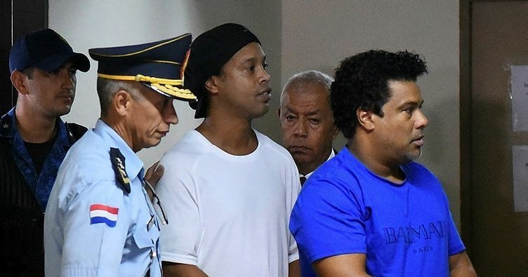 Ronaldinho 6 ay hapis cezası aldı! Ronaldinho’nun hapishaneden ilk görüntüsü geldi