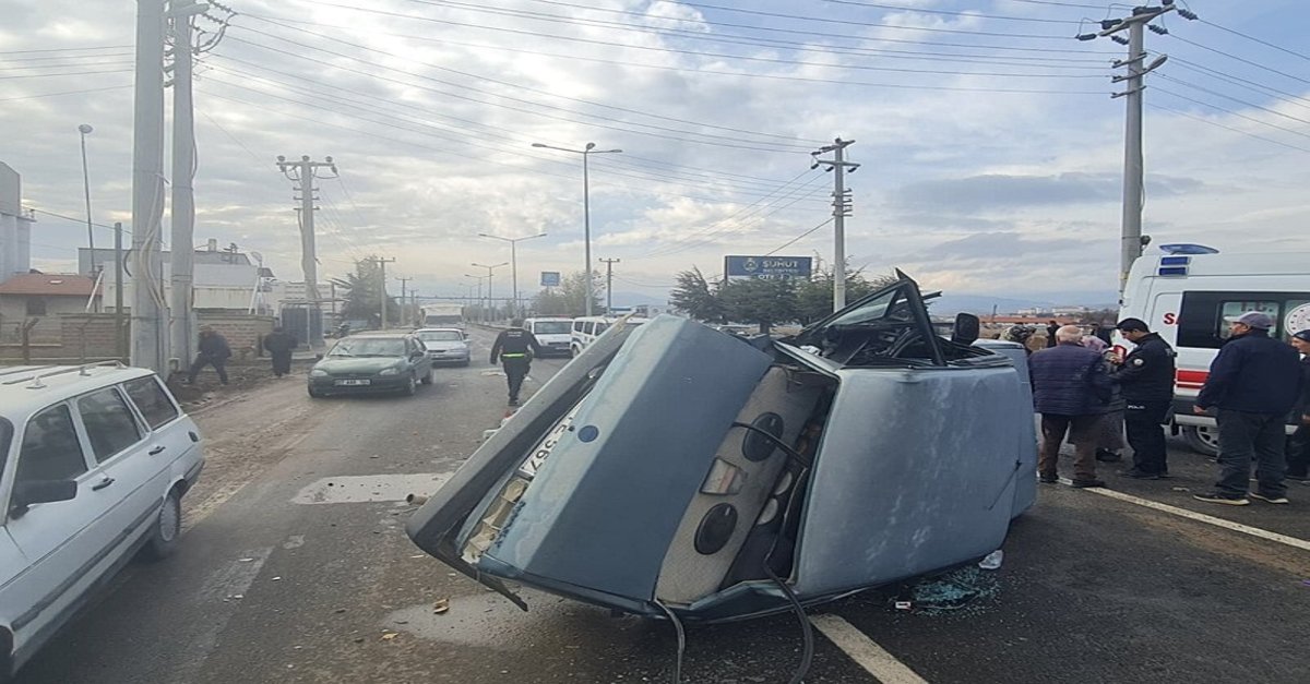 Afyonkarahisar'da ölümden döndüler!