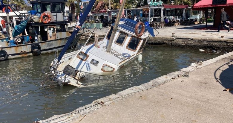 Bodrum’da tekneleri fırtına vurdu