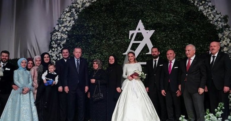 Başkan Erdoğan, Ayşe Şahin ve Zafer Topaloğlu’nun nikah törenine katıldı