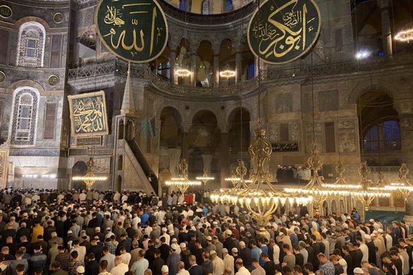 Ayasofya’nın ibadete açılışının 5’inci yılı! 40 milyon ziyaretçiyi ağırladı