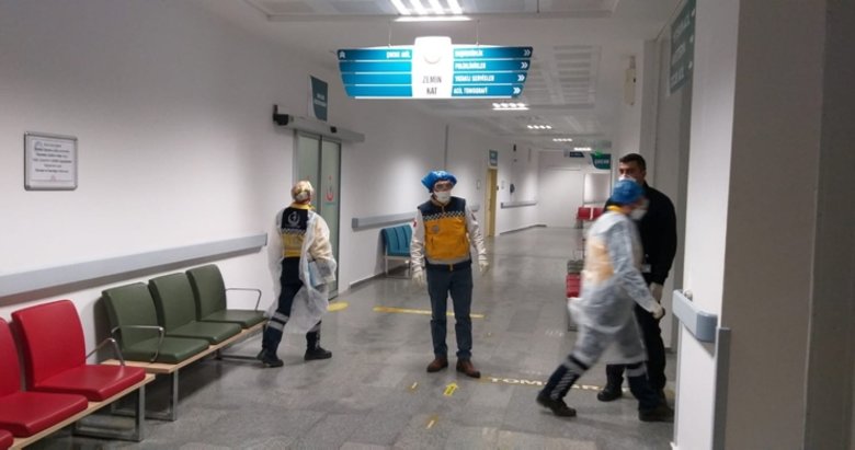 Aksaray’da 9’u Çinli, 12 kişi coronavirüs şüphesiyle hastaneye kaldırıldı