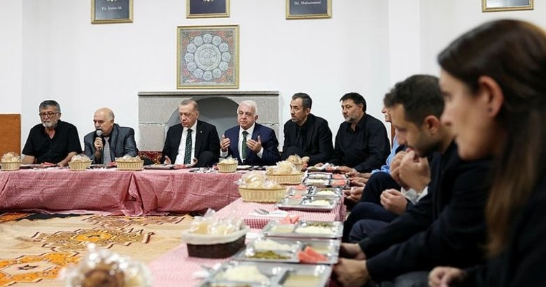 Başkan Erdoğan Cemevi’nde iftara katıldı