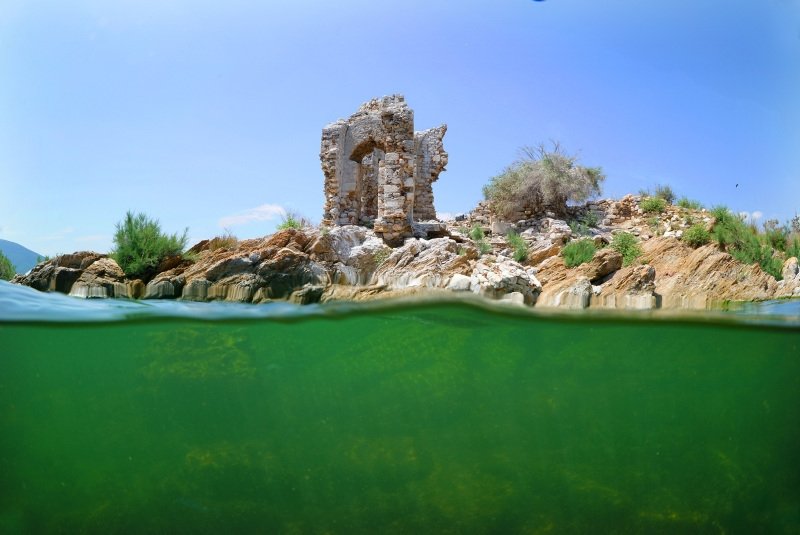 Bafa Gölü’nün su altı zenginliği kayda alındı