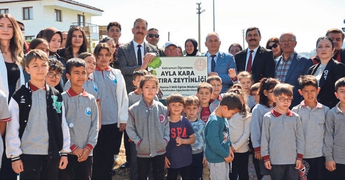Ayla Öğretmen’e hatıra ormanı