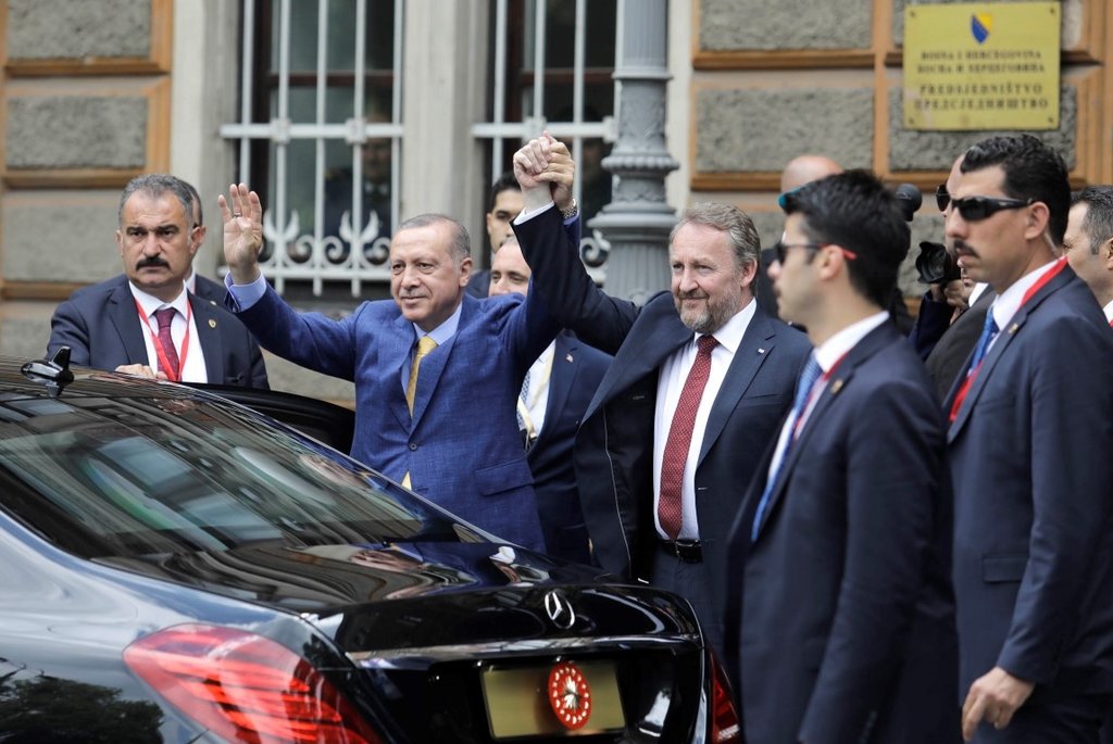 Cumhurbaşkanı Erdoğan, Bosna Hersek’te böyle karşılandı