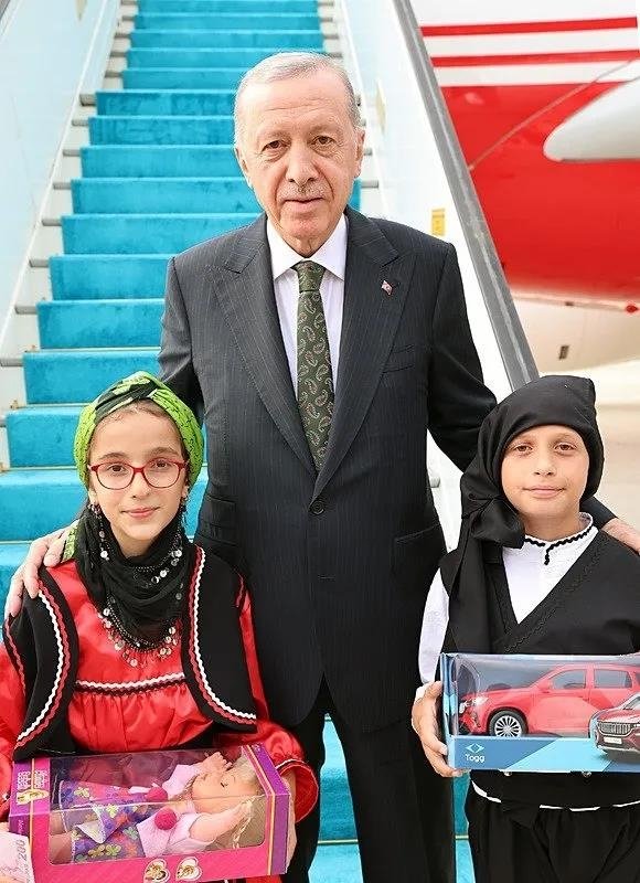 Başkan Erdoğan baba ocağı Rize Güneysu’da!