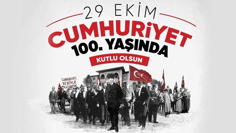 29 Ekim Cumhuriyet Bayramı mesajları! Cumhuriyet 100. yıl mesajları