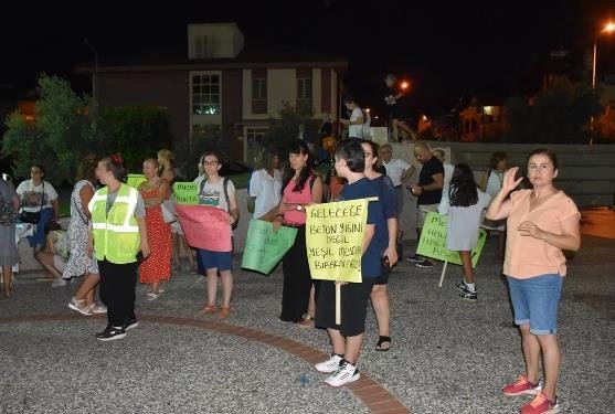 Marmarisliler beton değil yeşil alan istiyor