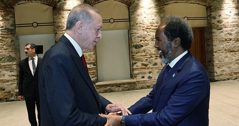 Başkan Erdoğan, Somali Cumhurbaşkanı Mahmud ile görüştü
