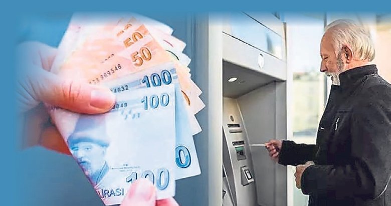 Emeklilerin zamlı maaşları yatırılıyor