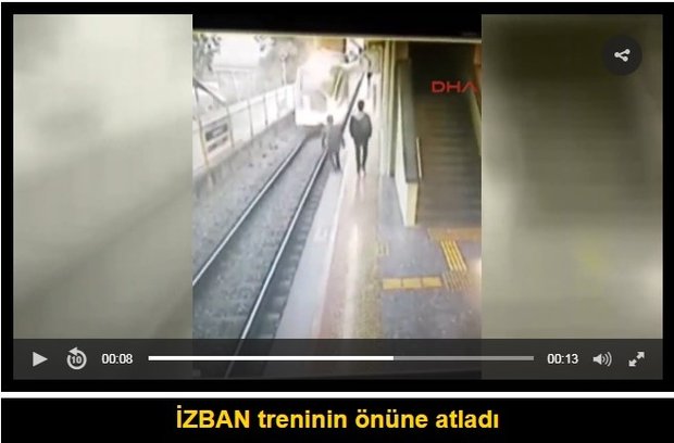 Üniversite öğrencisi İZBAN treninin önüne atlayıp, intihar etti