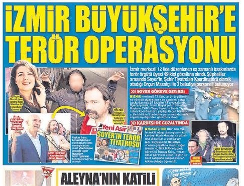 Terör sevici Masatçı belediyeye döndü!