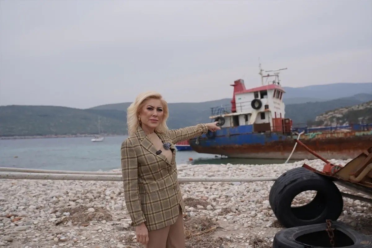 Urla'da izinsiz sökülen 'Gökbey' gemisi için 2,3 milyon TL ceza! İzmir Milletvekili Şebnem Bursalı Aksoy: Yasa dışı girişim asla kabul edilemez