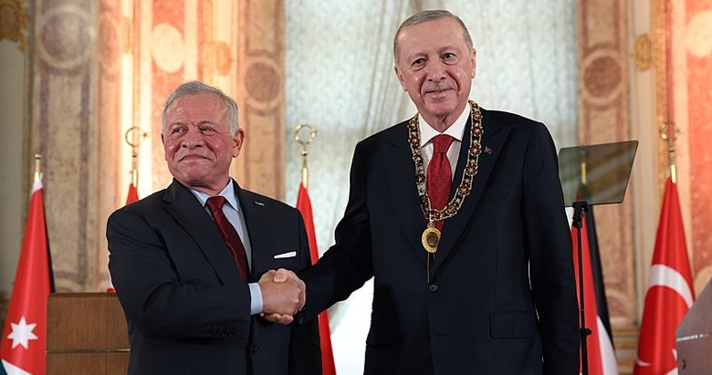 Ürdün Kralı 2. Abdullah’tan Başkan Erdoğan’a Hüseyin Bin Ali Nişanı
