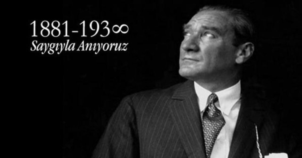 10 Kasım Atatürk’ü anma mesajları, fotoğrafları!