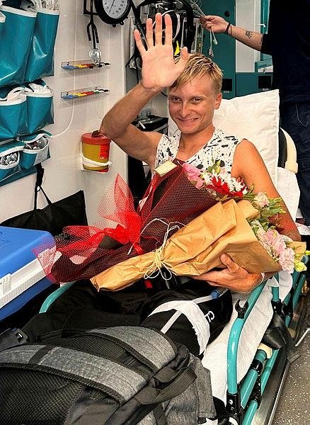 İzmir’de kaza yapan İtalyan bisikletçiden haber var