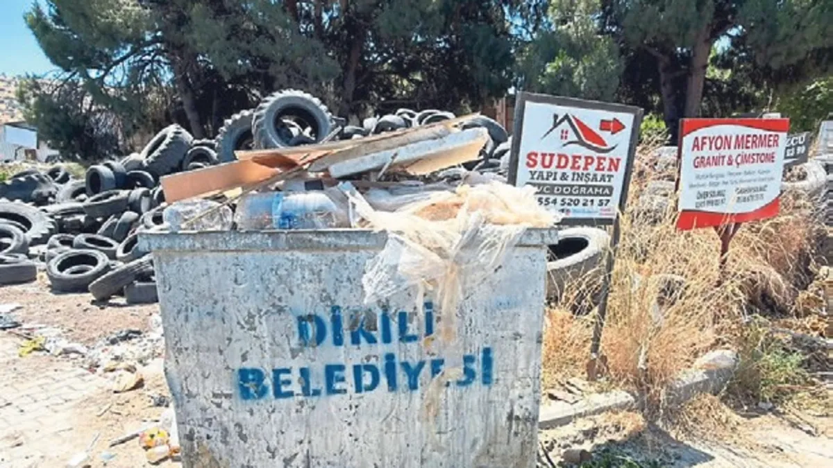 Dikili'de moloz tepkisi!