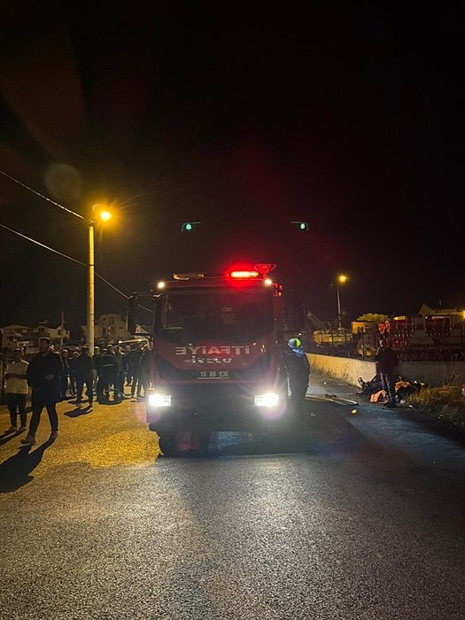 Balıkesir’de Motosiklet kazası: Duvara çarpan sürücü vefat etti