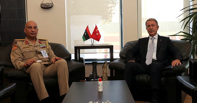 Akar, Libya Genelkurmay Başkanı Haddad’ı kabul etti