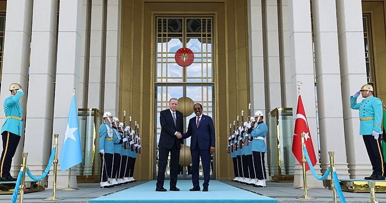 Başkan Erdoğan Somali Cumhurbaşkanı Mahmud ile görüştü