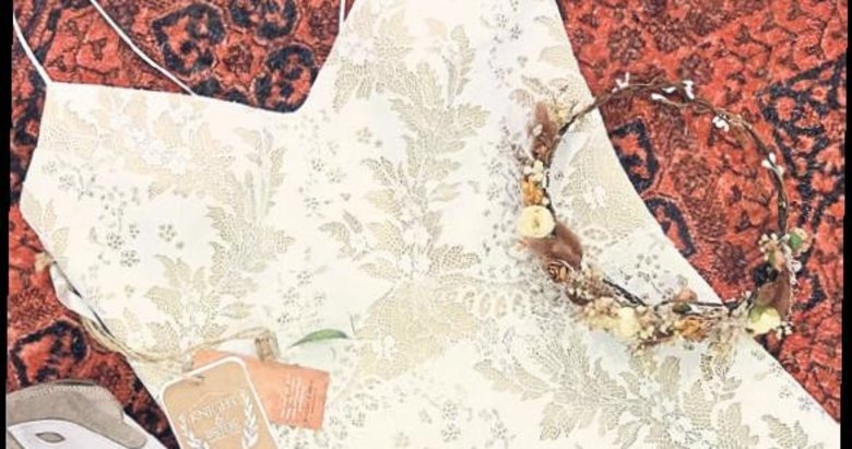 İzmir’den Almanya’ya organik gelinlik sattılar