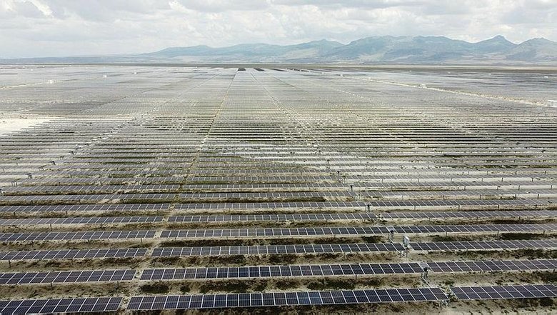 Tek yatırımcılı en büyük santral Karapınar GES! Havadan böyle görüntülendi