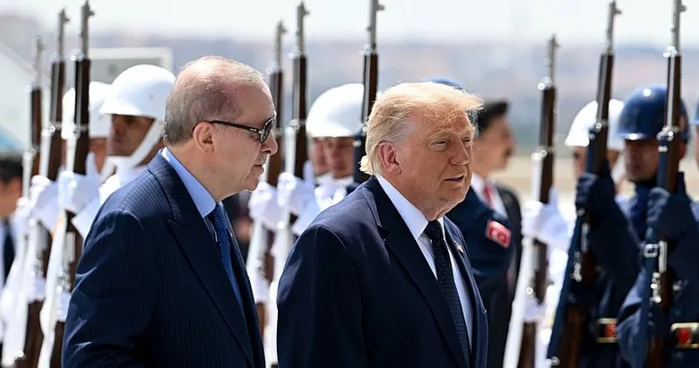 Son dakika: ABD Başkanı Trump Ankara’da | Başkan Erdoğan-Trump zirvesinden ilk mesajlar